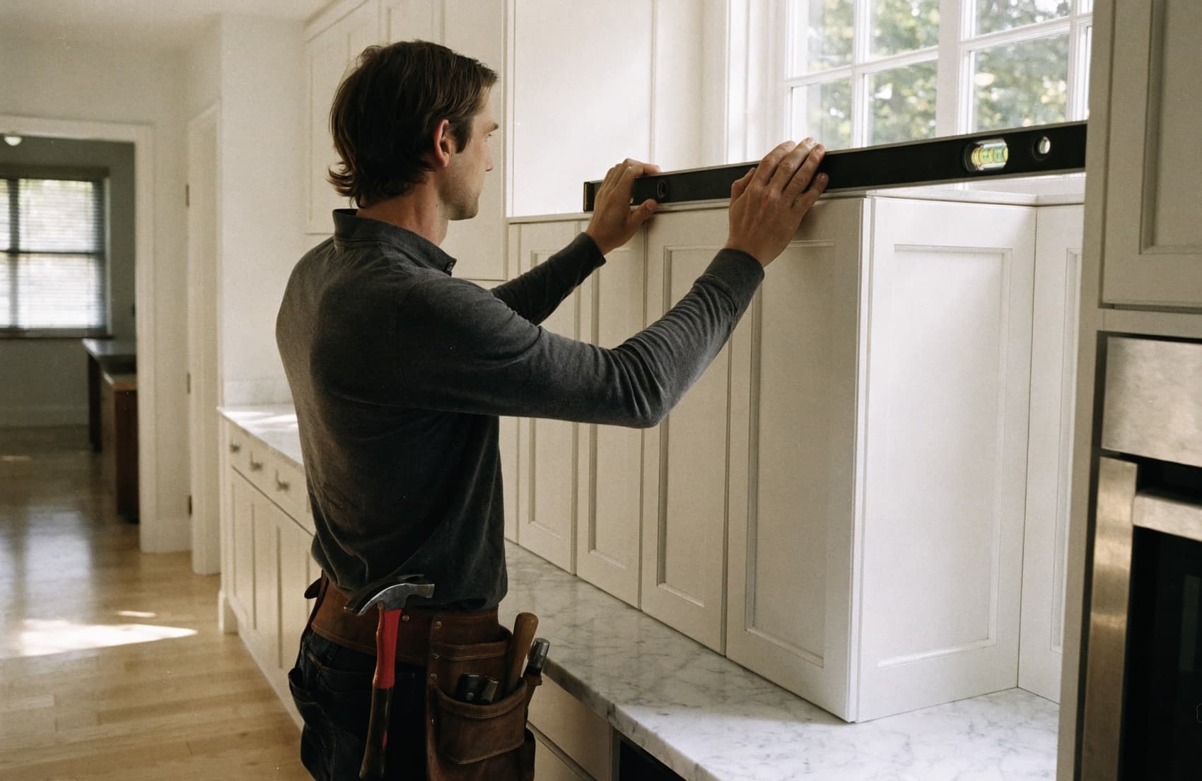 A finished home renovation interior